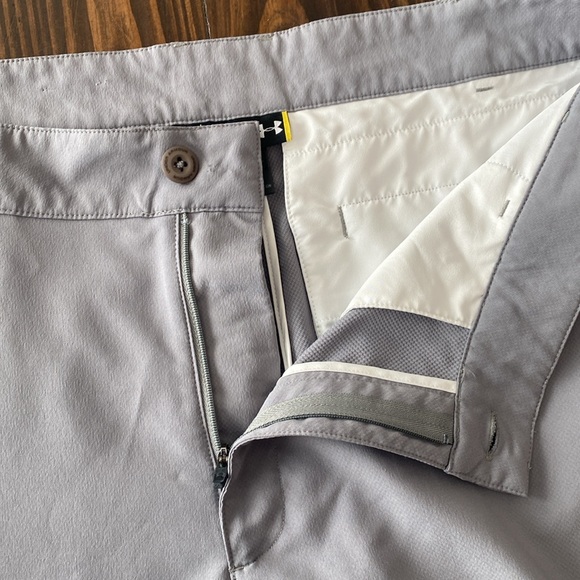 Under Armour 32 Loose Golf Pants Men’s Light Gray - Picture 5 of 9